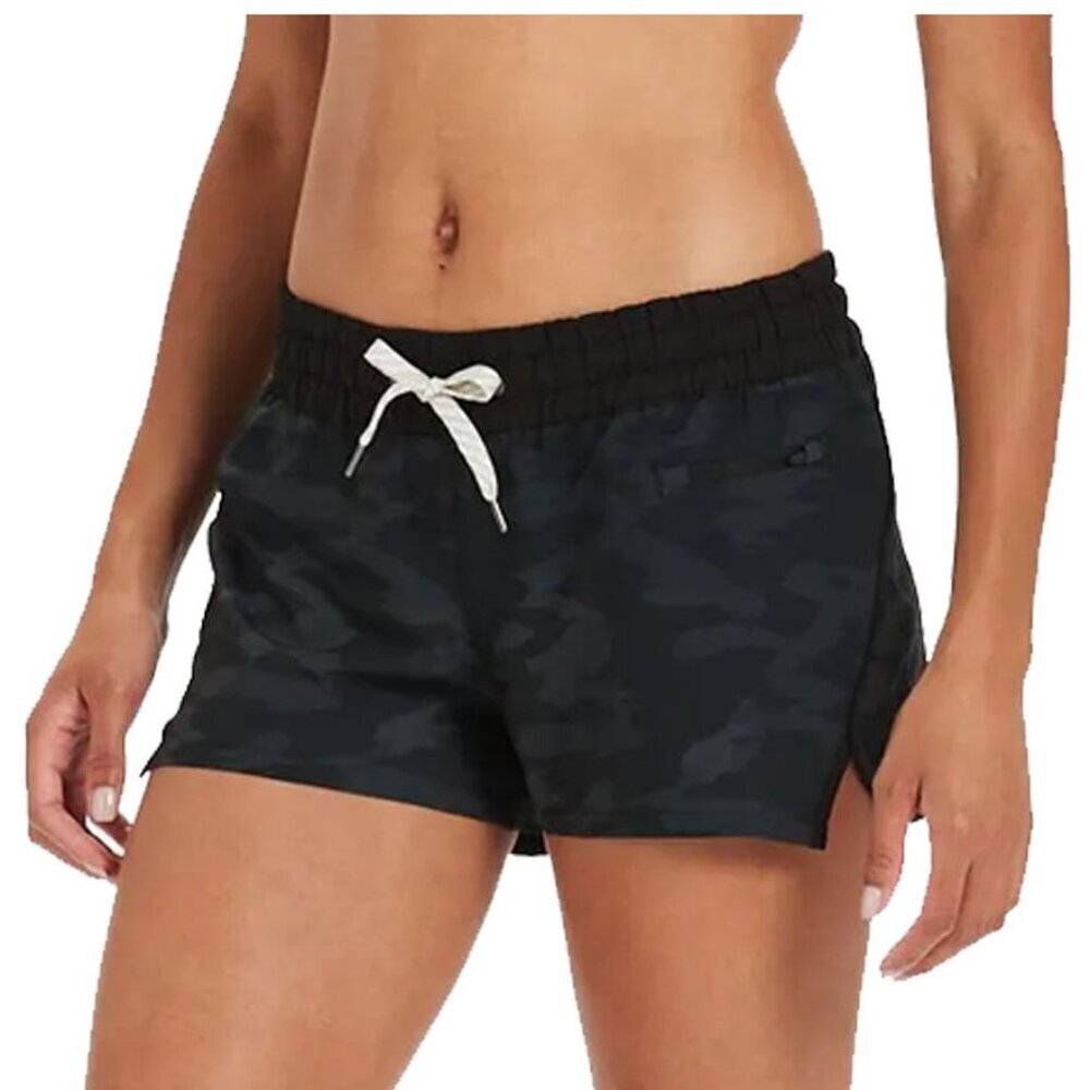 Vuori Clementine 2.0 Performance Short Women Small Black Running Active Lined 2"